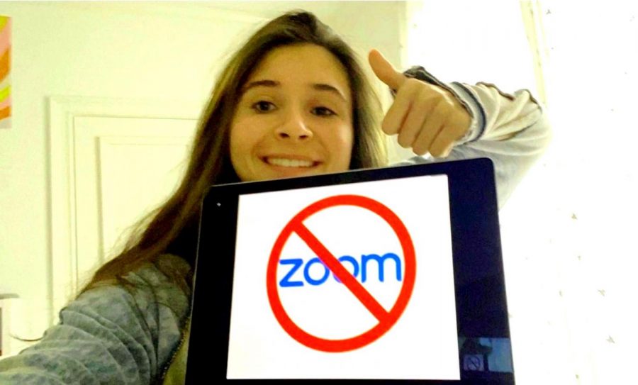Mid-Week Mellow: Sophomores like Olivia Roth are among those North Atlanta students who are enjoying the new Zoom-free asynchronous Wednesdays. 
