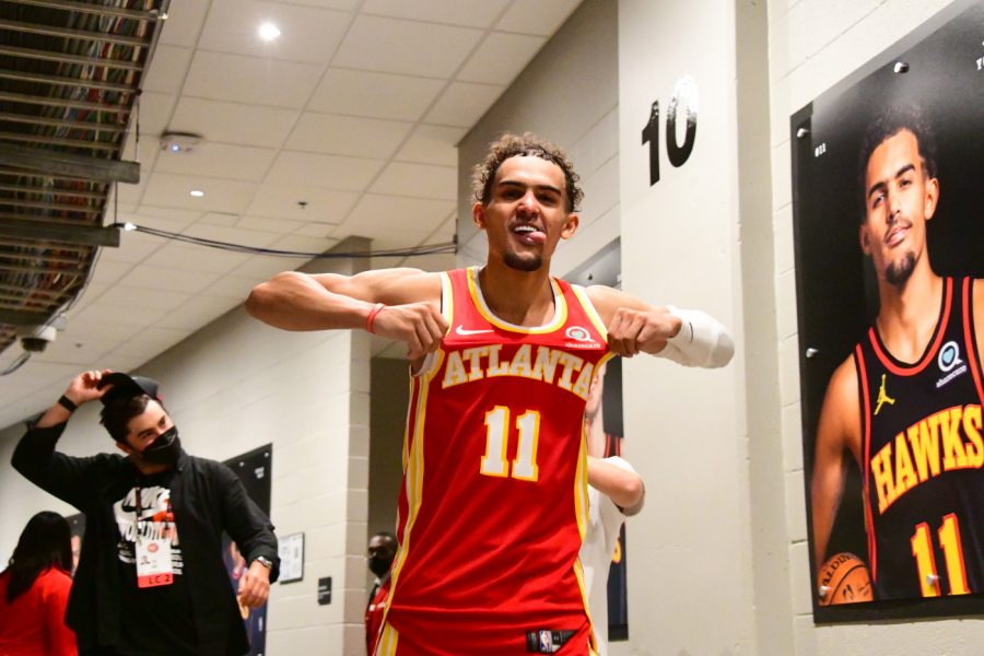 Ice cold: Trae Young silences New Yorks Madison Square Garden after playoff win this  past summer. 