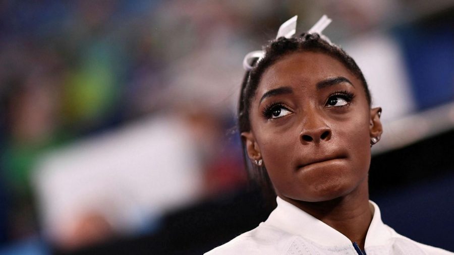 Lets talk about it: The talk about mental health is now as important that ever. Pictured above is US Gymnastics star Simone Biles, who recently opened up about her struggles with mental health. 
