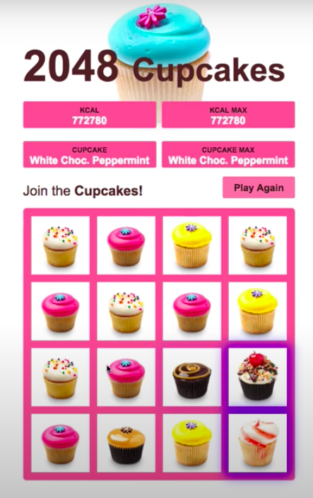 2048 Cupcakes - Taylor Swift 2048