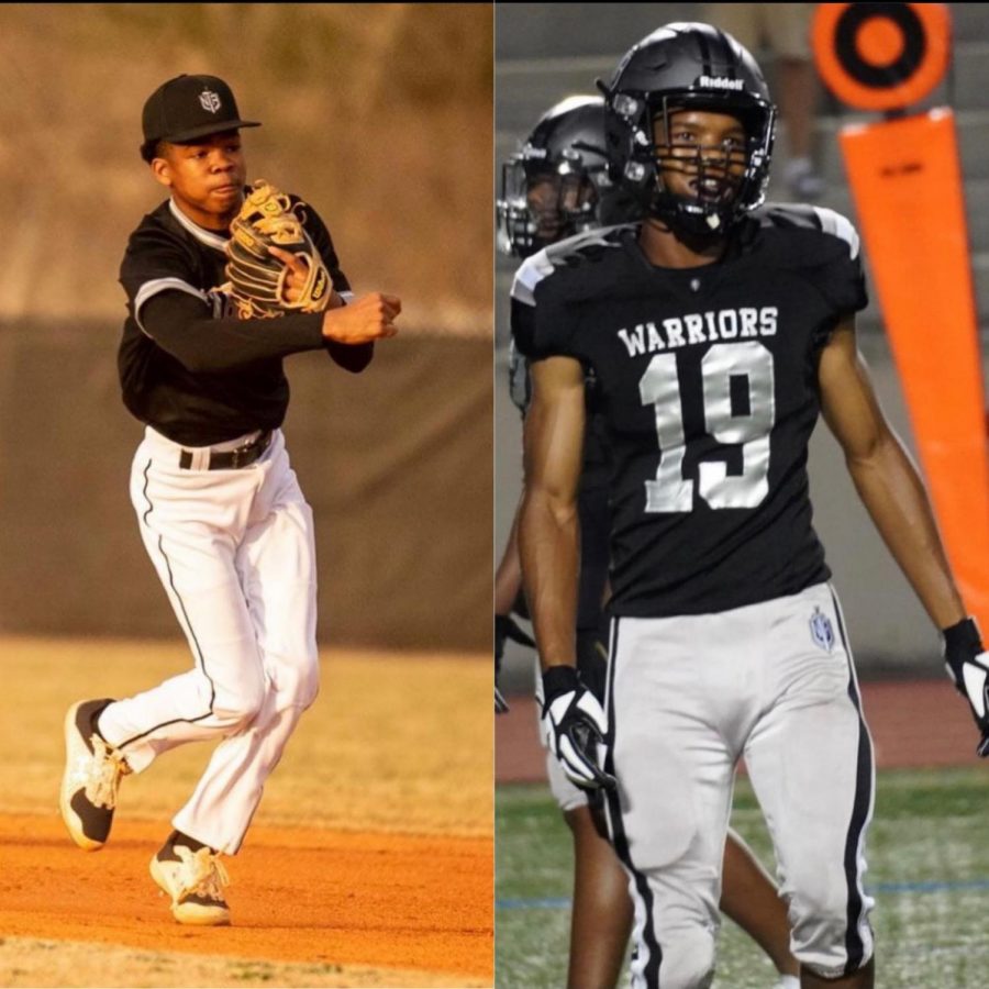 Two-sport phenom Xaden Benson turns heads on the diamond and football field