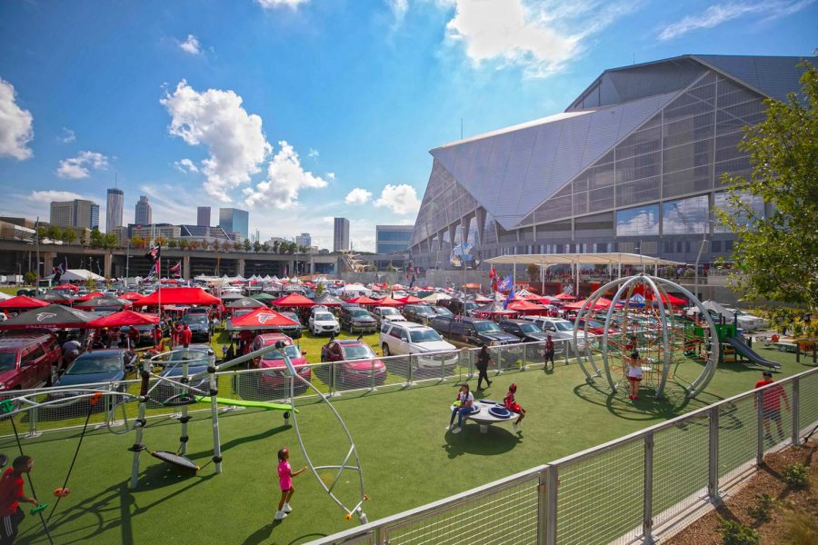 Education and Entertainment: Held at Mercedes Benz Stadium, the Rock the Boat! field trip provided APS upperclassmen with an opportunity to learn about the importance of voting and democracy, all the while having a great time.