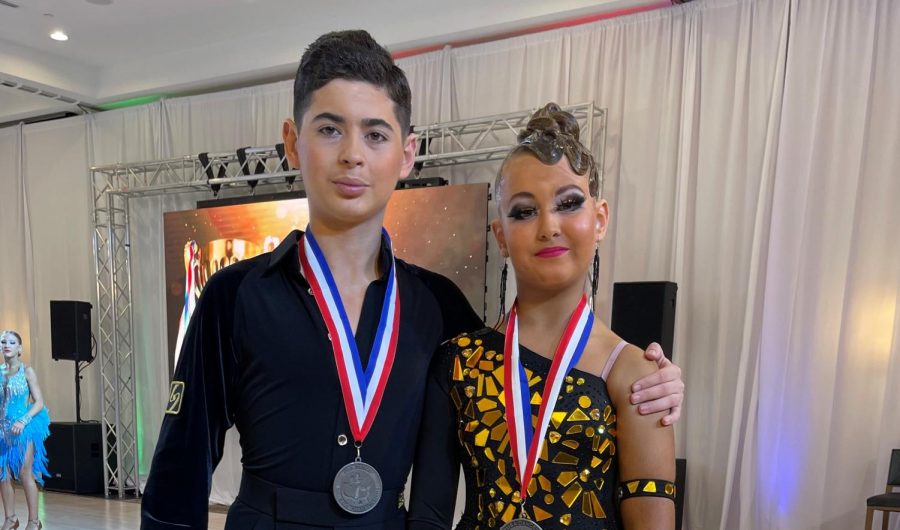 Dancing Dubs: Yakov Vinnik, a sophomore, has won the prestigious National Champion of the United States title for ballroom dancing. 