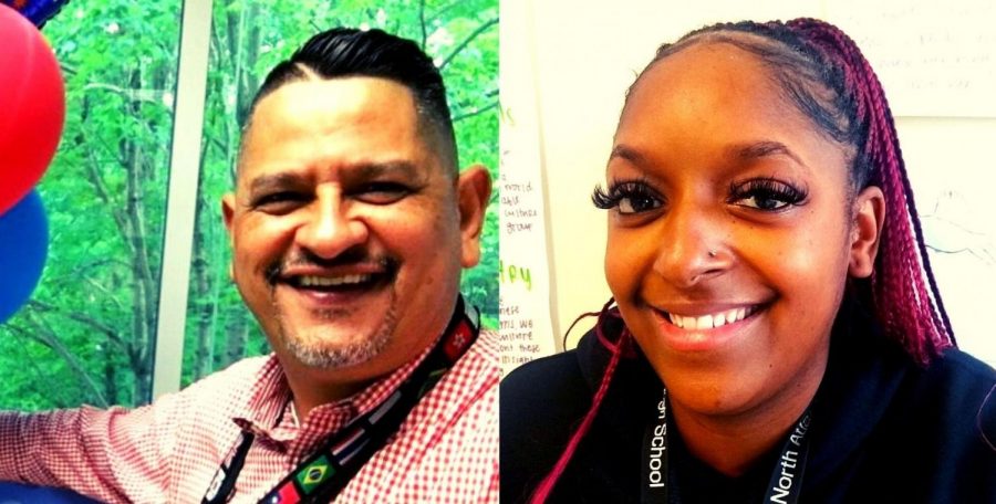 Yes To Excellence: North Atlanta staff members David Galban and Chantel Lowe were recently presented with the district’s APSYes awards. Galban is the school’s bilingual community liaison and Lowe is literature teacher in North Atlanta’s English-Language Arts Department. 

