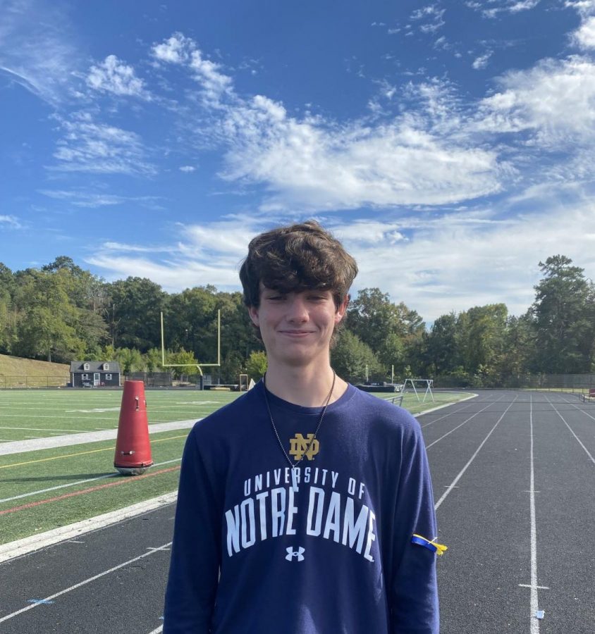 Fitness Fanatics: Many Warriors gear up to hit the gym multiple times per day, working hard to stay in tip-top shape. Junior Logan Kaufman enjoys going to the YMCA for afternoon lifts after attending cross country practice each day.