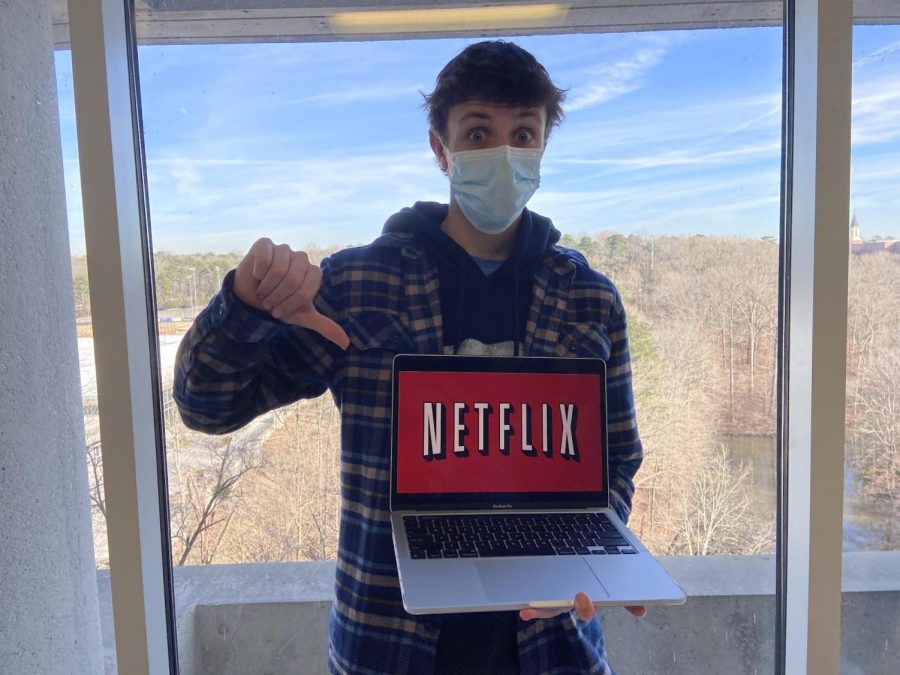 The New Netflix: Many students, including junior Lucas Savage, are disappointed that the streaming site has removed so many fan-favorite shows.