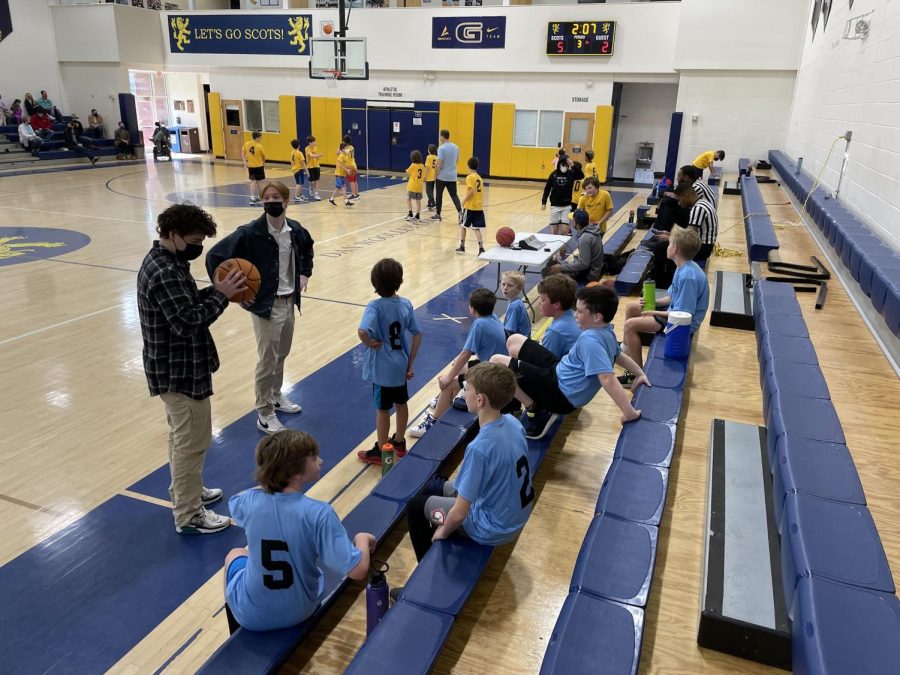 Coaching for Community: At St. James Methodist Church, juniors Hugh Breeden and Henry Peck worked together to lead a youth basketball team. And to say it wasnt easy would be an understatement.