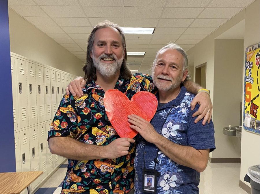The Language of Love: IB Language teachers Thomas Williams and Philippe Maury show their love for Valentines Day. However, other Dubs dont share quite the same admiring sentiment for the holiday.