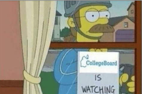 Cause for Concern: The upcoming AP exams have been panic-inducing, with many Dubs students dreading exam season. And beware, College Board is watching!