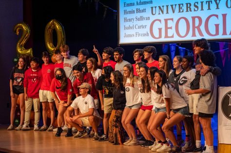 NAHS 2022 Decision Day was a spectacular success. 30 Dubs in our class of 22 will be attending The University of Georgia this fall, among numerous other college commitments. 