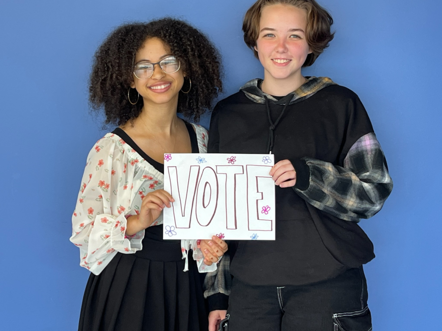 Calling all voters!: Many North Atlanta Warriors created posters encouraging their fellow peers to use their SGA voting rights.