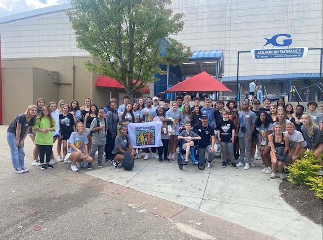 The Best Buddies club takes on the Georgia Aquarium as their first out-of-school event of the year!