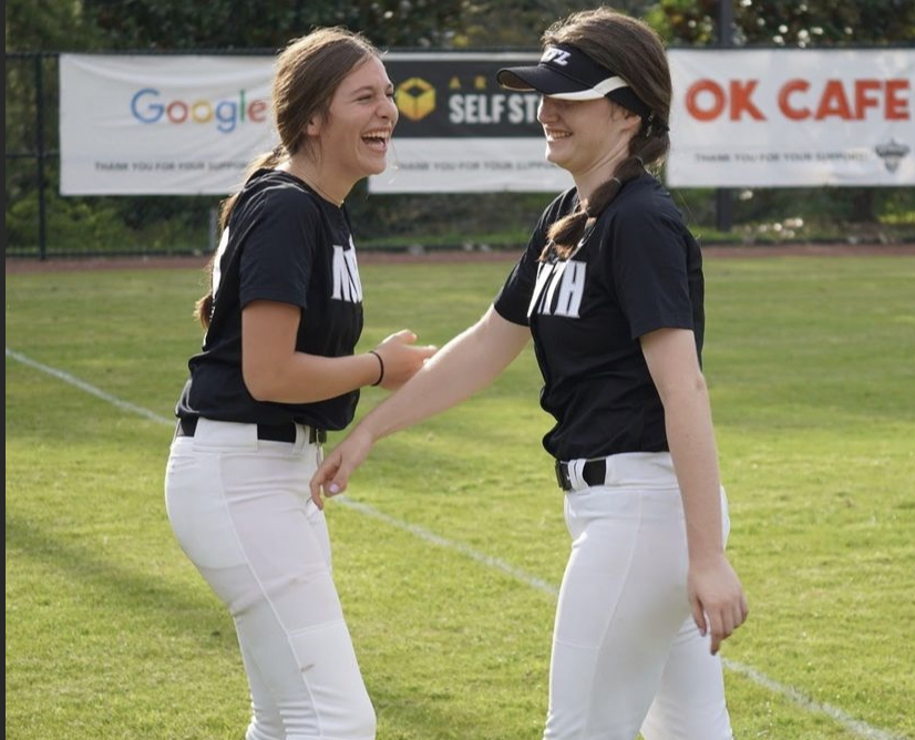 Senior Send Off: Seniors Mia Alarcon and Cecelia Smith celebrating their well-deserved Senior Night. 