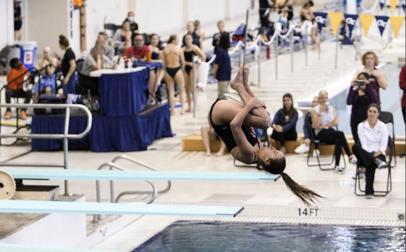 Flipping the Script: Junior Olivia Granot has put North Atlanta Dive on the map. 