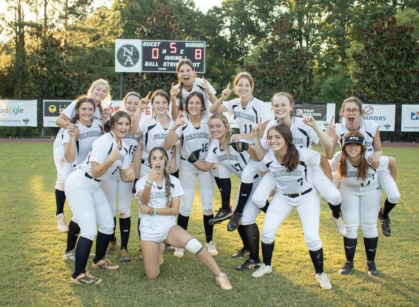 The Softball Team has hit a “home run” for the best season NAHS has ever seen!