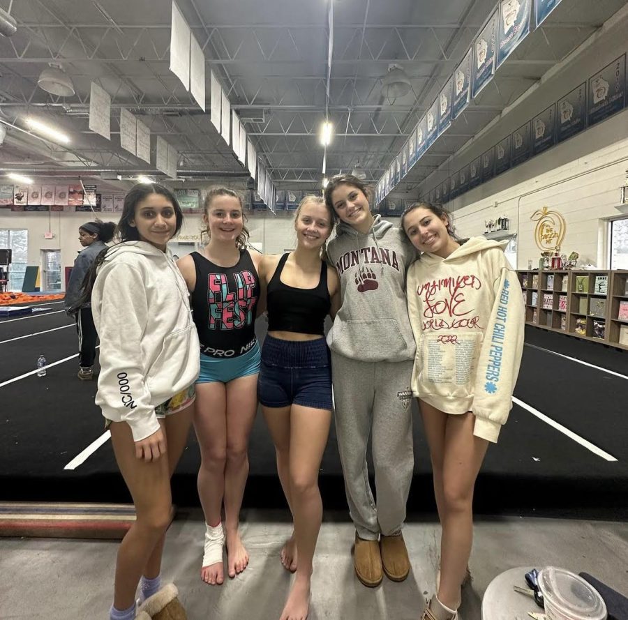 Getting Back Into The Swing Of Things: NAHS gymnasts suit up for their first practice of many