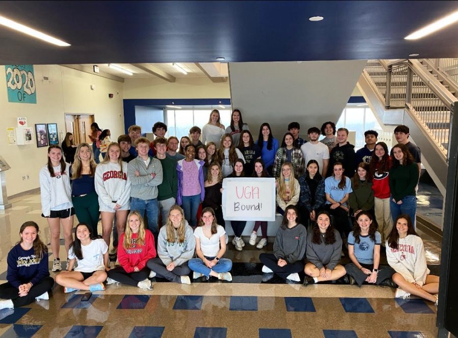 From Dubs to Dawgs: 45 NAHS Seniors accepted early to Georgias flagship university.