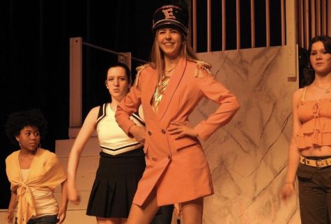 Lights, Camera, Action: Senior Juliet Joyce stars as lead “Elle Woods” in a very pink rendition of “Legally Blonde: The Musical.”