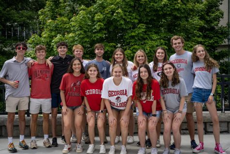 Dawgs to be: Chance McPherson, Sumner Kirsh, Ben Wislar, Brett McPherson, Duskin Balch, Elizabeth Ackerman, Trey Gregson, Caroline Edwards, Isabella Pileggi, Zoe Van Nostran, Emma Gleason, Tanner Adams, Caroline Feagin, Will Moriarty, and Juliet Joyce represent the large cohort of Dubs headed to Athens in the fall.
