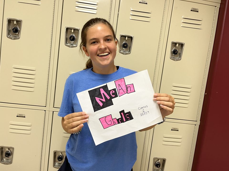 We’re not like a regular school, we’re a cool school: Claire Collins is one of many dubs getting excited for the upcoming spring musical, Mean Girls.