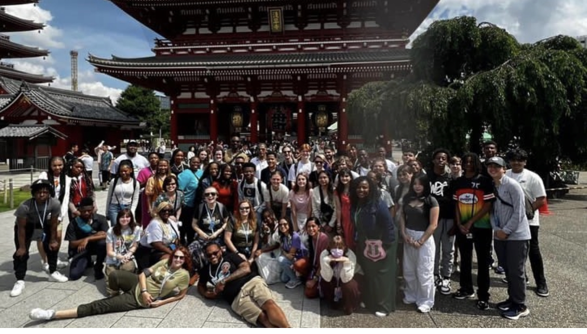 The Dubs were all smiles on their trip to Japan this summer with the Worldly Warriors.