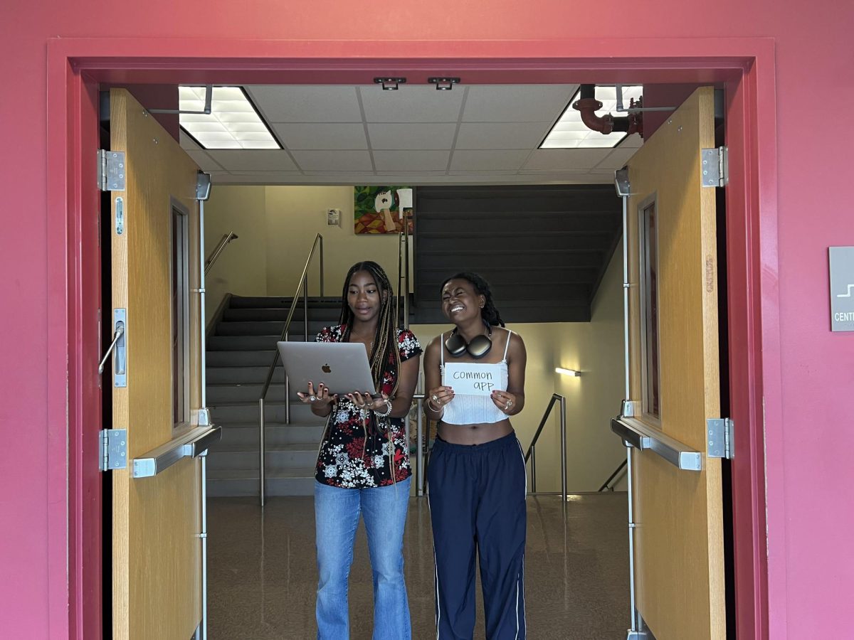 Lydia Dukes and Ayana Ragin are feeling the pressure of Common App