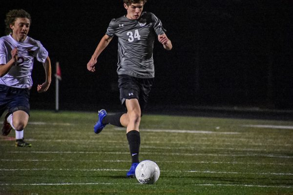 Super Striker: Junior Colin Shaughnessy shows off his diverse skills as a player.