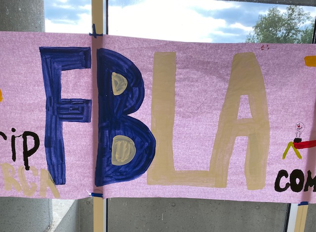 FBLA proudly advertises themselves at the North Atlanta school. A large part of the clubs mission to create leaders is teaching them vital workforce skills: such as advertising and inspiring creativity