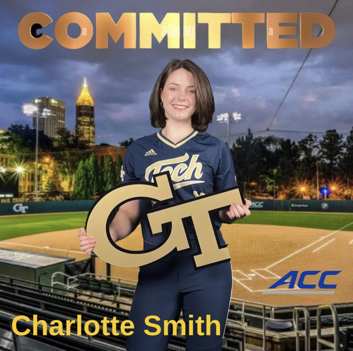 Charlotte Smith announces her commitment to Georgia Tech 