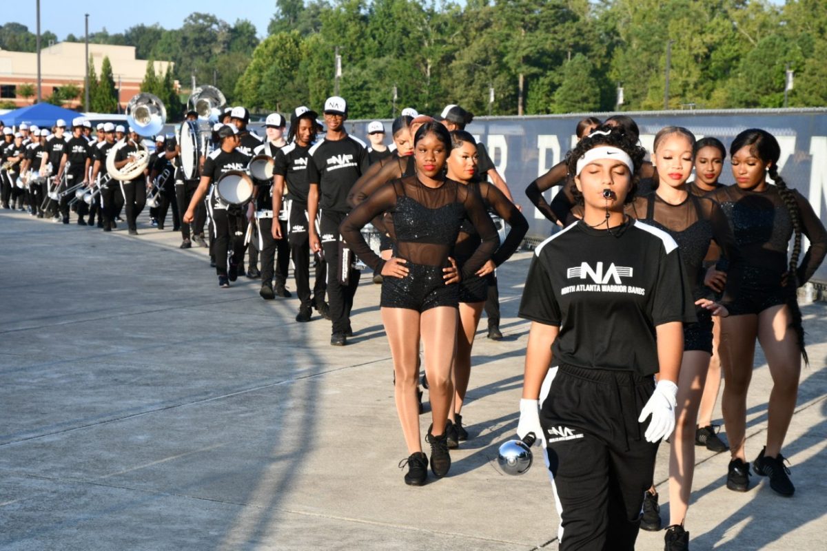 Unafraid Eva Shade: Drum Major Shade leads the Sliver Stars and NAHS Band to their next show stopping performance. 