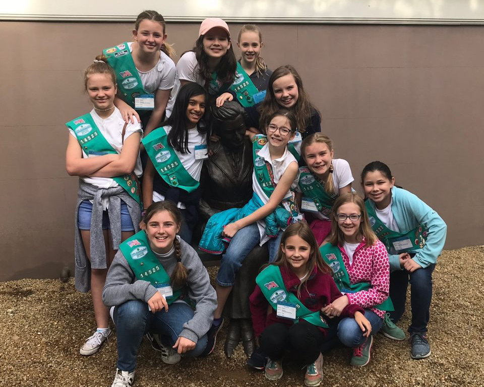 Some of North Atlanta’s own as younger Girl Scouts! 