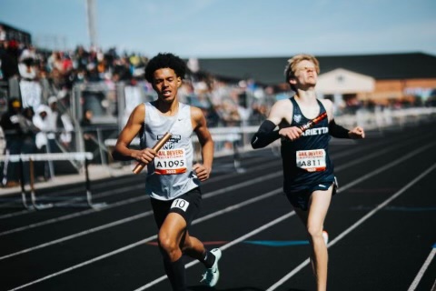 The Extra Gear: Track Star Justin Ducote keeps his foot on the gas to secure the gold.