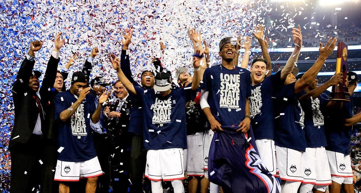UConn+Celebrates+their+2023+Championship%3A+Who+Will+Hoist+the+Trophy+in+2024%3F