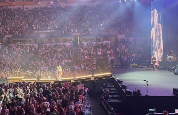 Artist Kelsea Ballerini captivating the crowd as she performs in Charleston, SC 