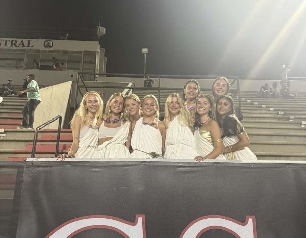 The small student section at an away game trying to rally some Dubs spirit.