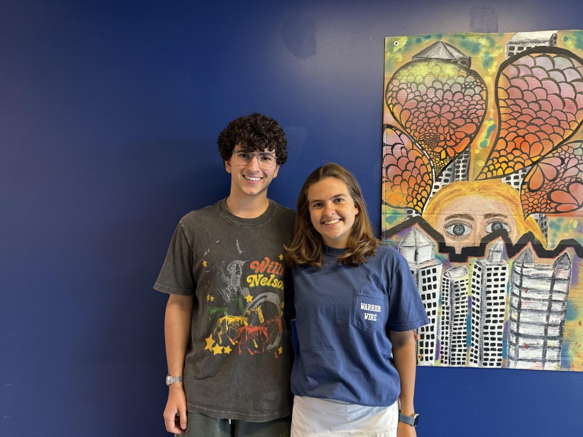 Seniors Alexander Chalk and Claire Collins ready to achieve greatness as National Merit Semifinalists.