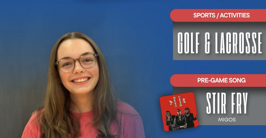 Senior Ava Carhart is thrilled to serve her second year on the Student Athlete Advisory Council. 