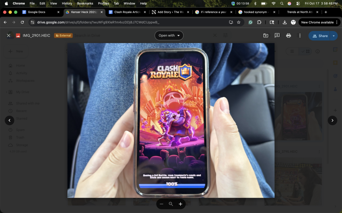 A Dub indulging in the Clash Royale Craze that's sweeping  North