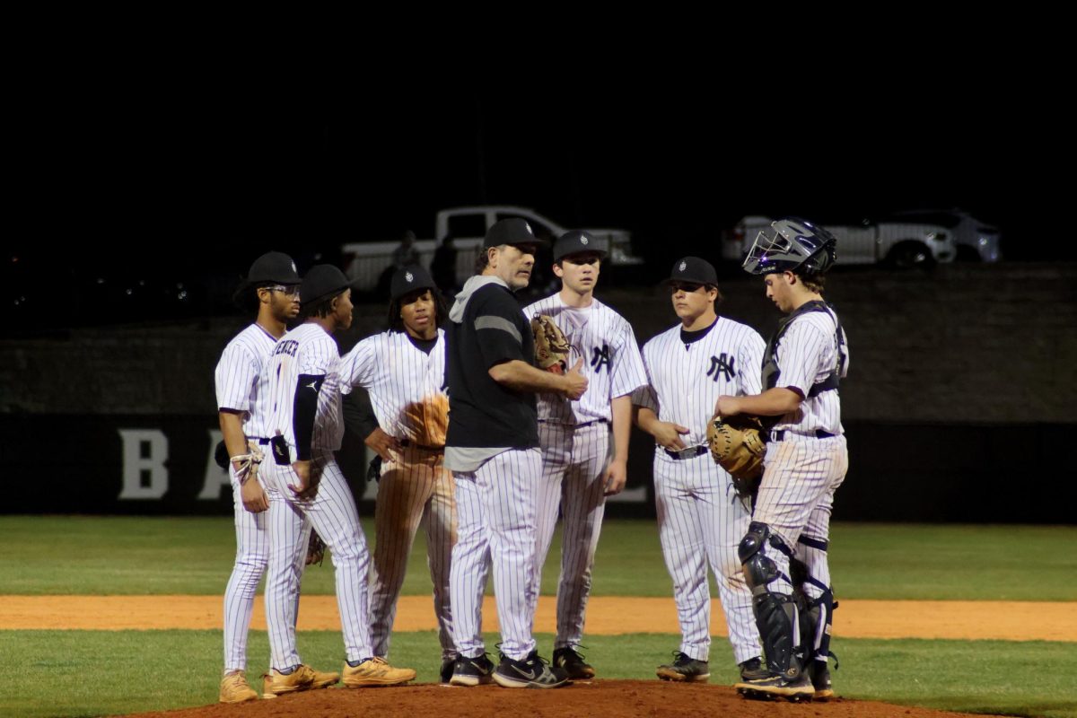 Games tight... mound visit time.