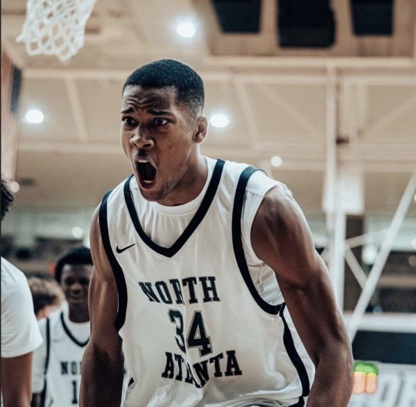 Junior Sincere Shakur is pumped up after a huge home victory against the Lambert Longhorns